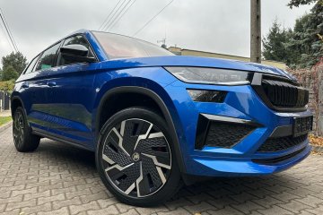 Skoda Kodiaq 2.0 TSI 4x4 RS DSG 7os Najbogatsza wersja wypo Nowa !!!